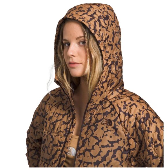 North Face Circaloft Hooded Jacket - Almond Butter Graphic Dye Print - Small - Picture 2 of 10
